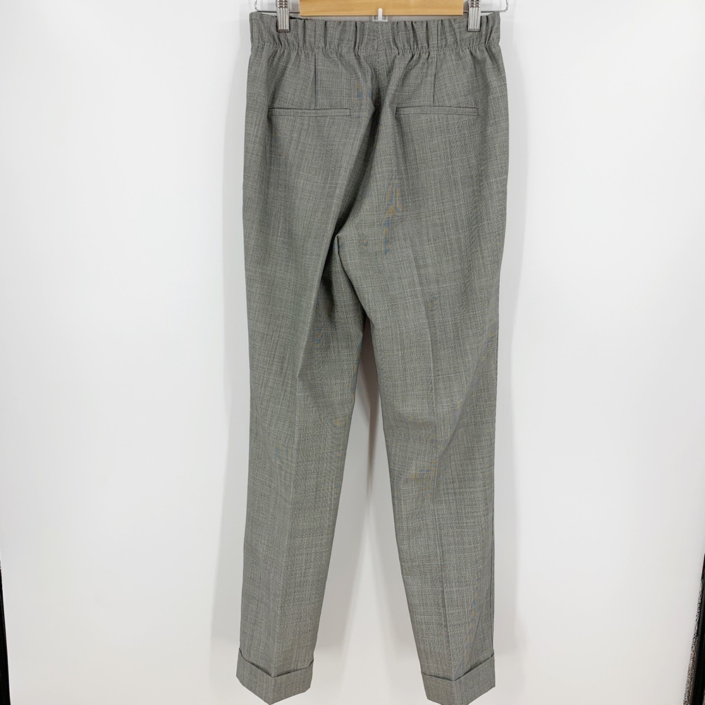 Helmut Lang Pull On Wool Cuffed Suit Pant Sz 4 - Picture 2 of 13